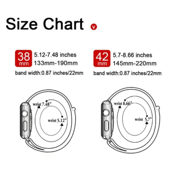 *❤️NEW Blue Green Sport Loop Strap For Apple Watch - Picture 4 of 6